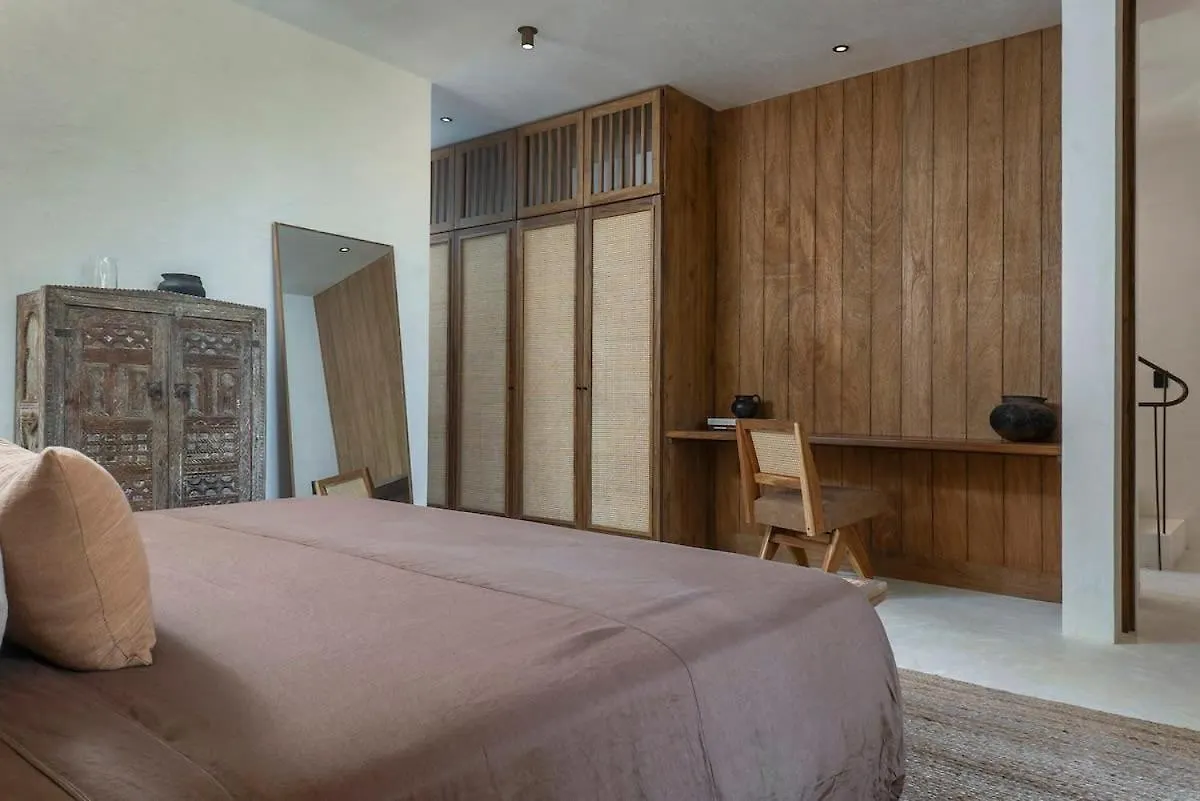 Woody, Boho Home 3Br, Gated Community, Rooftop Tulum Mexico