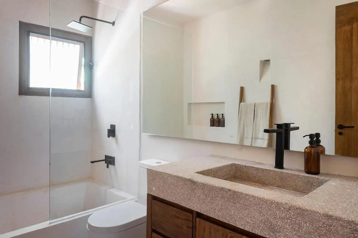 Woody, Boho Home 3Br, Gated Community, Rooftop Tulum