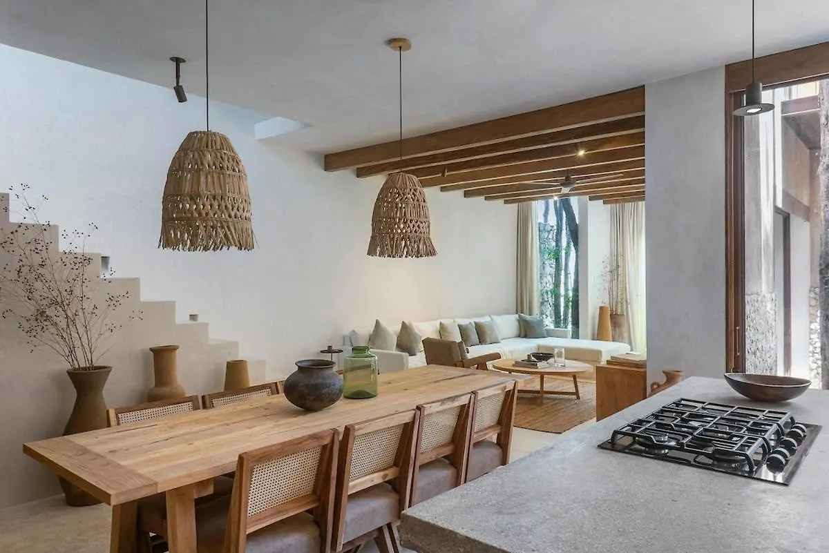 Woody, Boho Home 3Br, Gated Community, Rooftop Tulum Holiday home