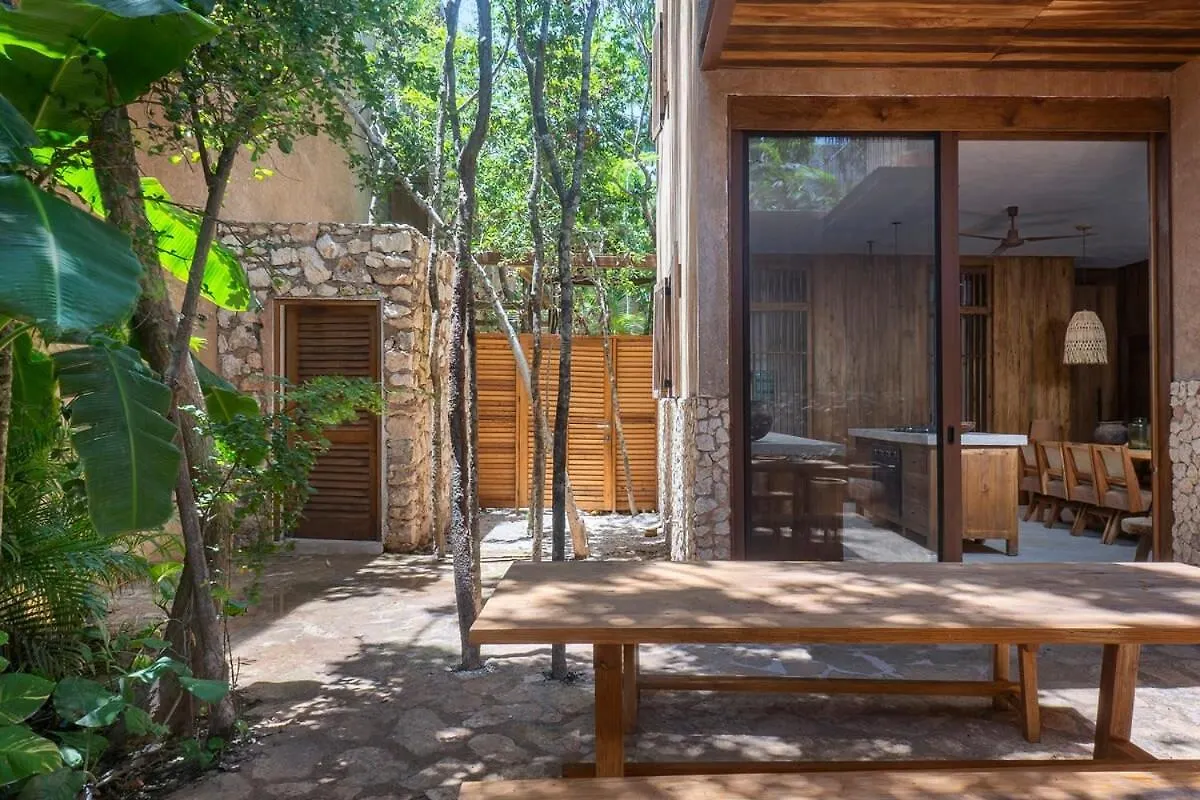 Woody, Boho Home 3Br, Gated Community, Rooftop Tulum Holiday home