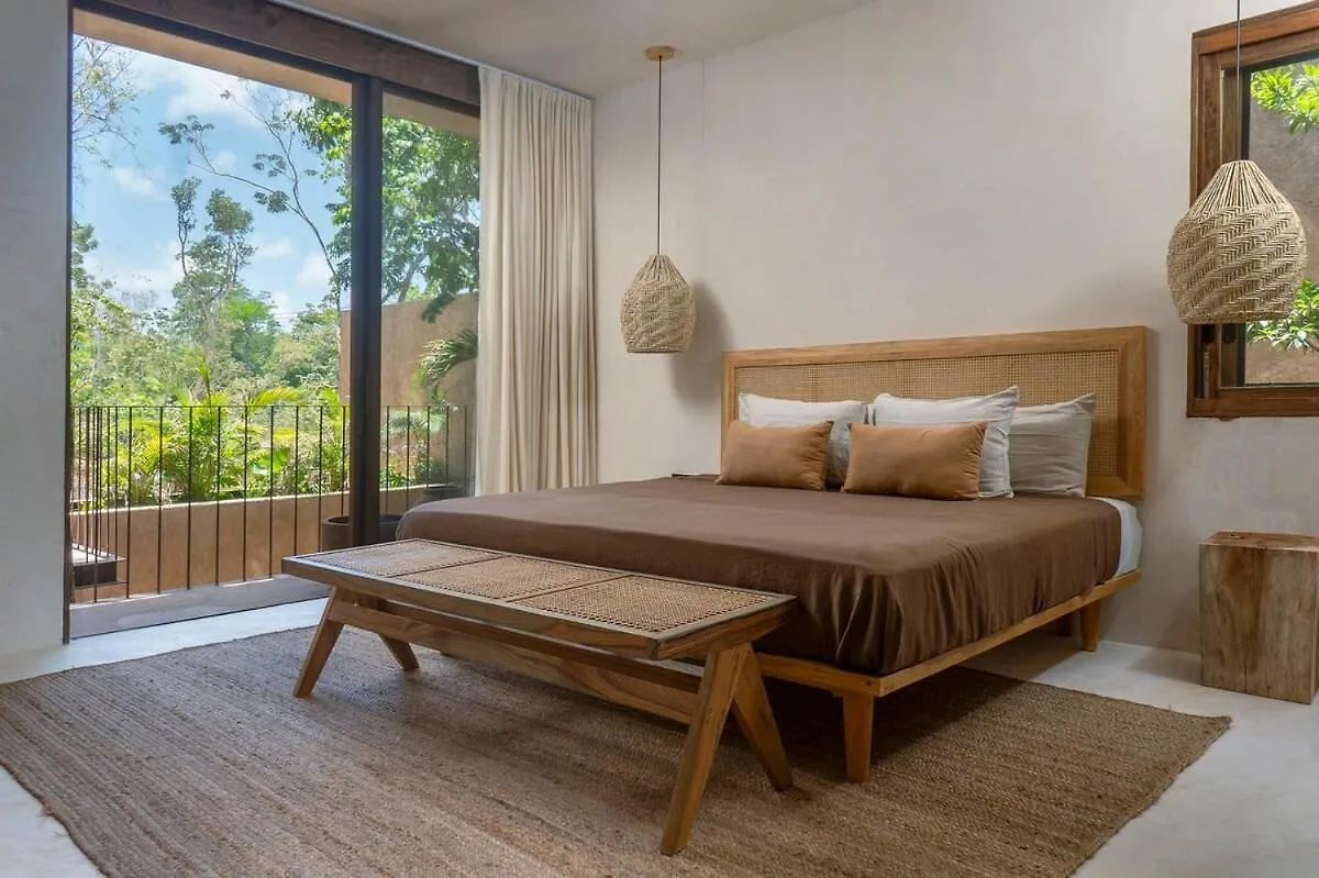 Woody, Boho Home 3Br, Gated Community, Rooftop Tulum